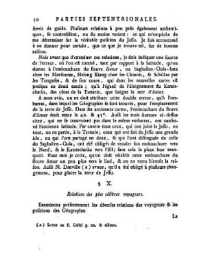 § X. Relations des plus célébres voyageurs