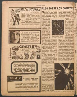 Algo sobre los cometas