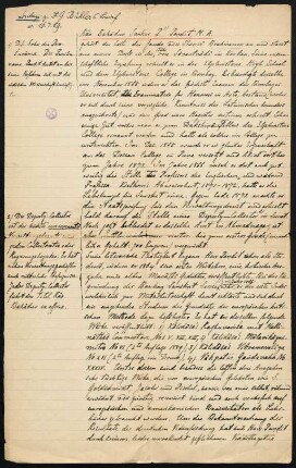 Briefbeilage zum Brief vom 16.07.1889