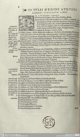 Clarissimi Viri C. Iulii Hygini Augusti Liberti Poeticon Astronomicon, Libri Quatuor