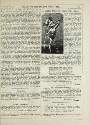 Parson, paradise lost, and Punch