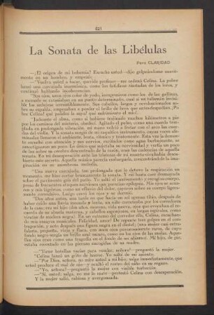 La sonata de las libélulas