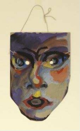 Anti-Revue: Maske. Maskenentwurf für die Anti-Revue "Schlechter und Besser" von Kurt Schwitters, Hans Stuckenschmidt und Hannah Höch