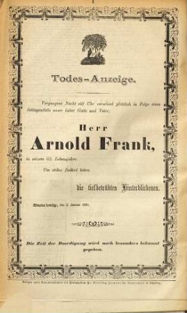 Bamberger neueste Nachrichten. 1881,1/6 = Jg. 21