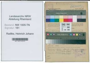 Entnazifizierung Heinrich Johann Radtke , geb. 20.08.1909 (Fuhrunternehmer)