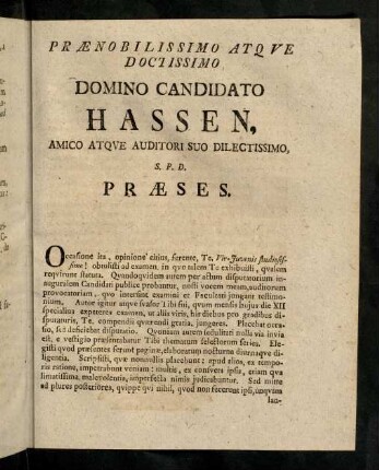 1-2, Praenobilissimo Atque Doctissimo ...