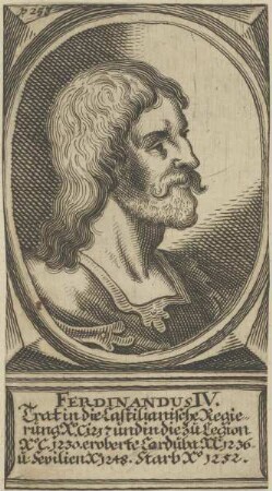 Bildnis des Ferdinandus IV.