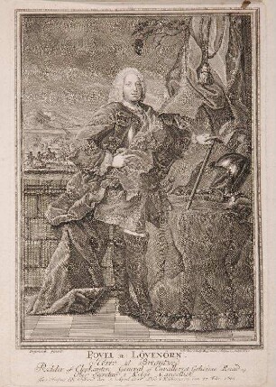 Bildnis von Poul Vendelbo Løvenørn (1686-1740)
