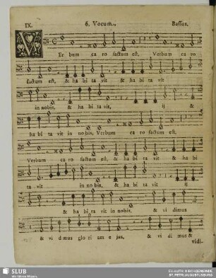 IX. Verbum caro factum est