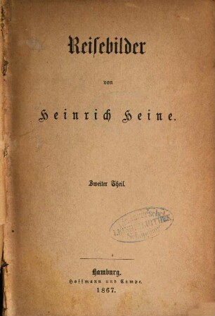 H. Heines sämmtliche Werke, 2