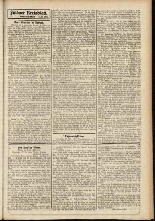 Zweite Ausgabe vom Montag, den 01. Dezember 1913.