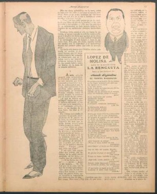 López de Molina, autor de la novela corta La Renguita, hace a los lectores de Mundo Argentino su propia biografía