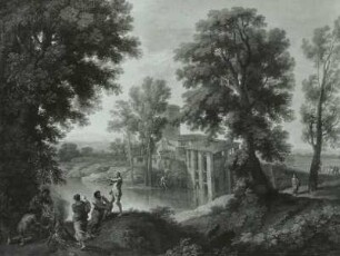 Flußlandschaft bei Tivoli