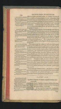 Caput IIX. epistola a senatu ad omnes imperii subditos sociosq[ue] missa.