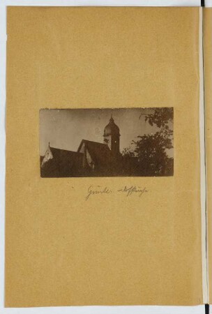 Dorfkirche: Ansicht (aus: Skizzen- und Fotoalbum 22)
