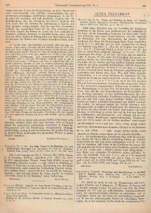 280-281 [Rezension] Nötscher, Friedrich, Gotteswege und Menschenwege in der Bibel und in Qumran