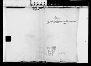 Korrespondenz der landgräflichen Brüder über die Heirat des Landgrafen Friedrich v. Hessen-Homburg