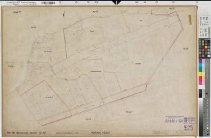 Lüdinghausen (Lüdinghausen), Umlegung Lüdinghausen, Bl.73 Zuteilungskarte Senden Flur 40