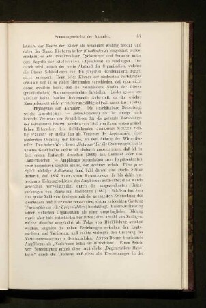 Phylogenie der Akranier.