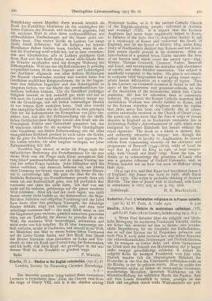 310-312 [Rezension] Houtin, Albert, Histoire du modernisme catholique