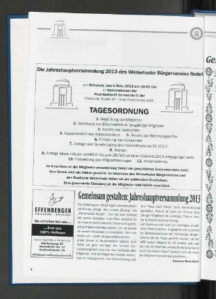 Gemeinsam gestalten: Jahreshauptversammlung 2013