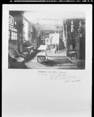 Das Atelier des Künstlers