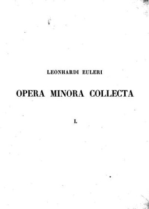 Tomus 1: Commentationes arithmeticae collectae. Tomus prior