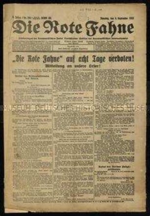 Sozialistische Zeitung. 6. Jahrgang 1923