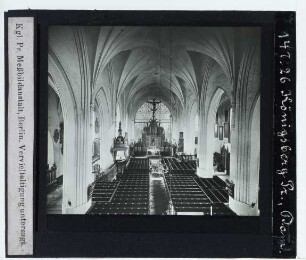Königsberg, Dom : Innenansicht, Blick nach O