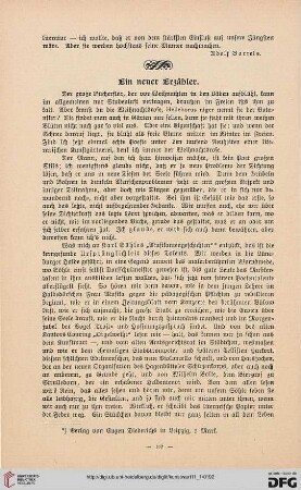 Ein neuer Erzähler