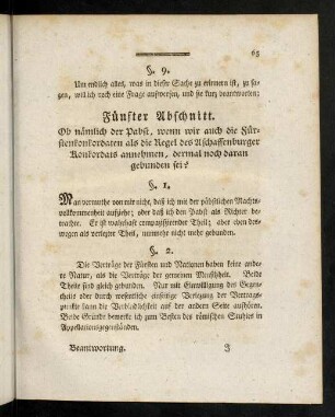 65-69, Fünfter Abschnitt
