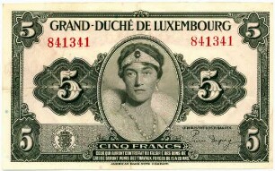 Geldschein, 5 Francs (FRF), 1944?