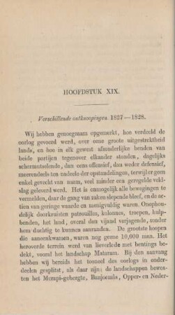 Hoofdstuk XIX. Verschillende ontknoopingen. 1827-1828