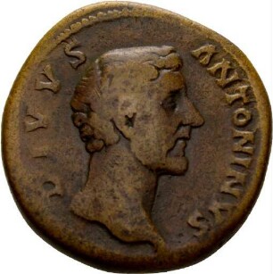 Sesterz des Marc Aurel für Divus Antoninus mit Darstellung der Antoninus Pius-Säule