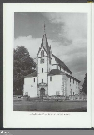 Großostheim, Pfarrkirche St. Peter und Paul, Westseite