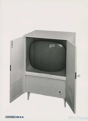 Grundig Fernseh-Rundfunk-Kombination "Zauberspiegel 53 K 3" von Heinz R. Hübner