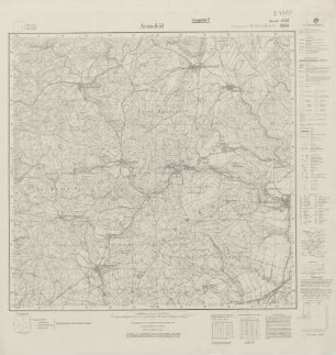 4920 (alte Nr.: 2856) Armsfeld, Meßtischblatt (4cm - Karte)