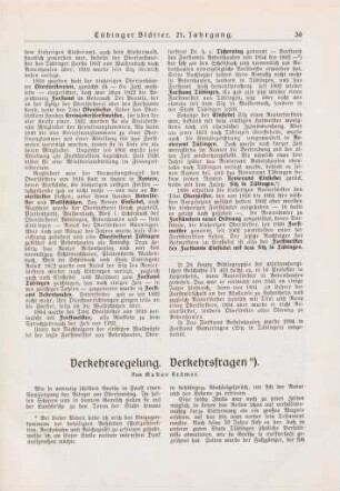 39-46 Verkehrsregelung. Verkehrsfragen