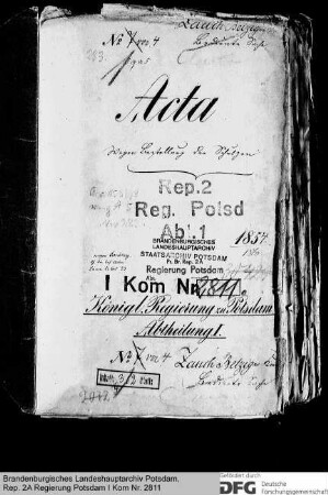 Anstellung und Dienstführung der Schulzen, Gemeindevorsteher, Bürgermeister, Beigeordneten und Schöffen im Kreis Zauch-Belzig