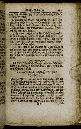 Dessen Andacht beym Zutritt zum Beichtstuhl.