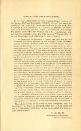Bombay Castle, 14th February 1902