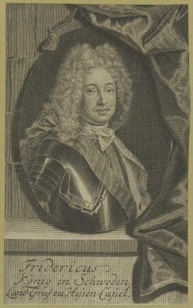 Bildnis des Fridericus I., König von Schweden