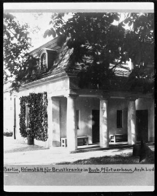 Heimstätte für Brustkranke, Pförtnerhaus