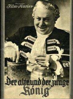 Filmzeitschrift zu dem Syndikat-Spielfilm "Der alte und der junge König"