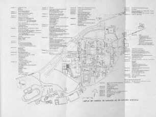 Lageplan der Universität des Saarlandes und der Staatlichen Sportschule