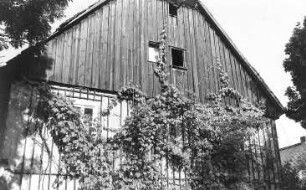 Crostwitz-Horka. Mittel- oder Schäfermühle, Giebel