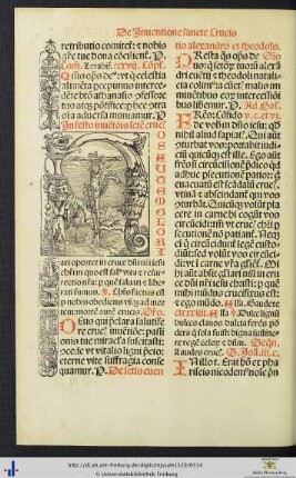 De inventione sancte Crucis.
