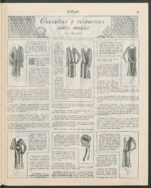 Consultas y respuestas sobre modas