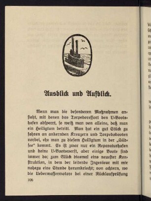 106-112, Ausblick und Aufblick