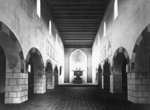 Borna, Kunigundenkirche, Inneres nach Osten